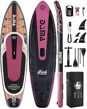 DAMA 11*34"*6" Stand Up Paddle Board, Inflatable Paddle Board,Inflatable Paddle Boards for Adults w/a Wide, Smooth and Non Slip Deck, Versatile Styles, Suitable for Adults