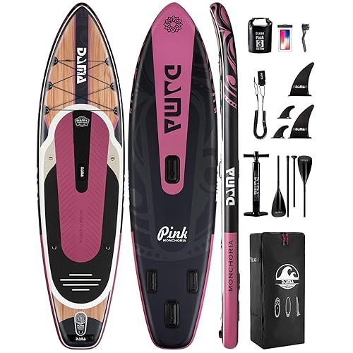 DAMA 11'*34"*6" Stand Up Paddle Board, Inflatable Paddle Board,Inflatable Paddle Boards for Adults w/a Wide, Smooth and Non Slip Deck, Versatile Styles, Suitable for Adults