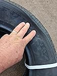 Review Image by Los neumáticos tienen los laterales demasiado delgado. No creo que lleguen a las 50 k millas. Tampoco creo que se puedan más de 200 kg. Tengo que pagar por la devolución lo que iba ahorrarme comprando los de mejor calidad. Los neumáticos tienen los laterales demasiado delgado. No creo que lleguen a las 50 k millas. Tampoco creo que se puedan más de 200 kg. Tengo que pagar por la devolución lo que iba ahorrarme comprando los de mejor calidad.