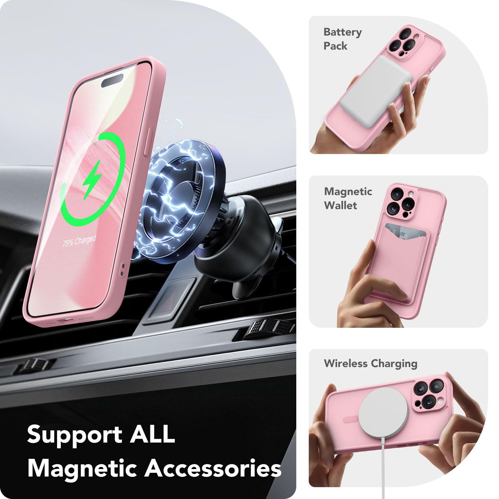 CAPRARO Magnetic for iPhone 15 Pro Case - Image 3