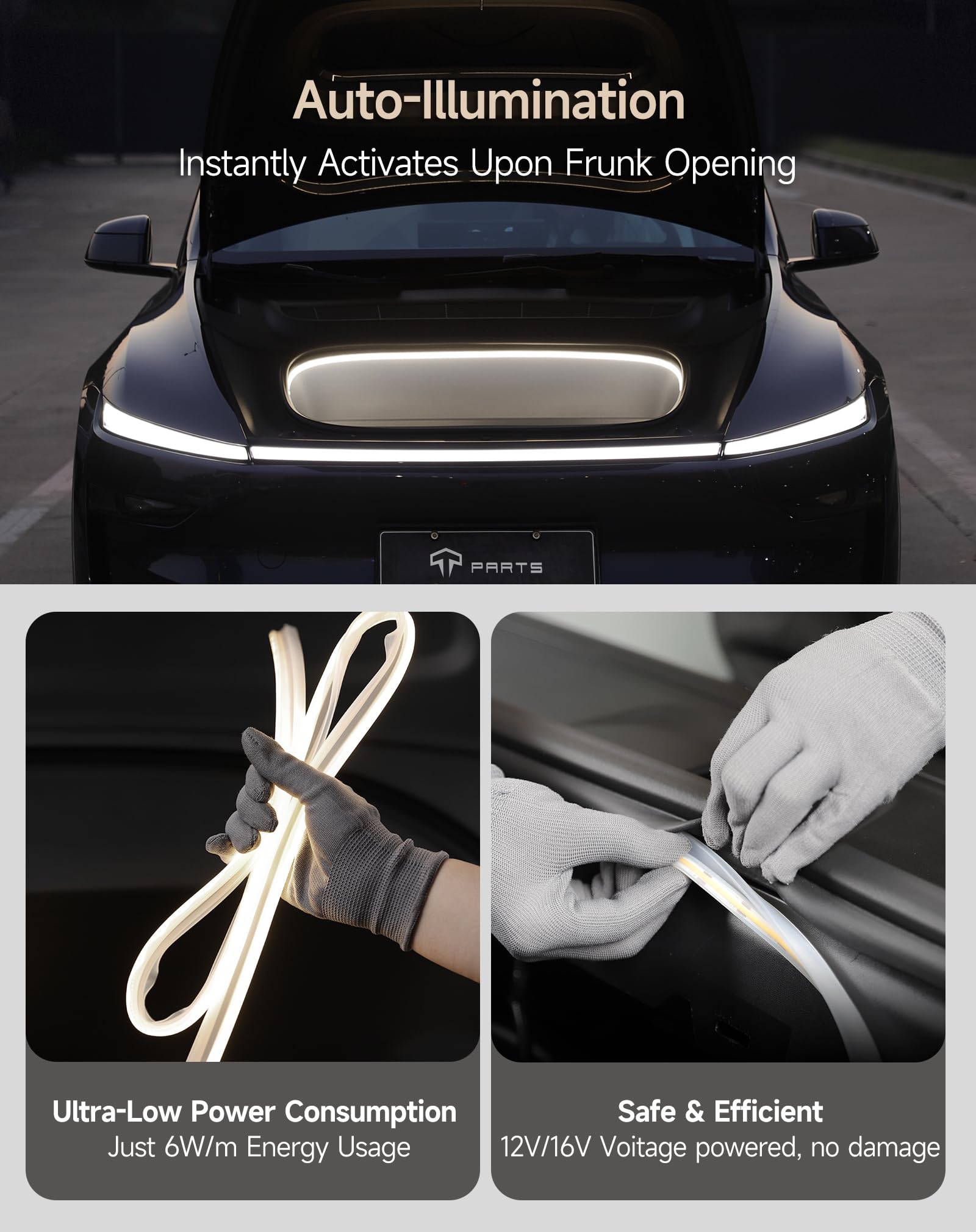 Amazon.co.jp: TPARTS フランク LED ライトストリップ Tesla Model Y