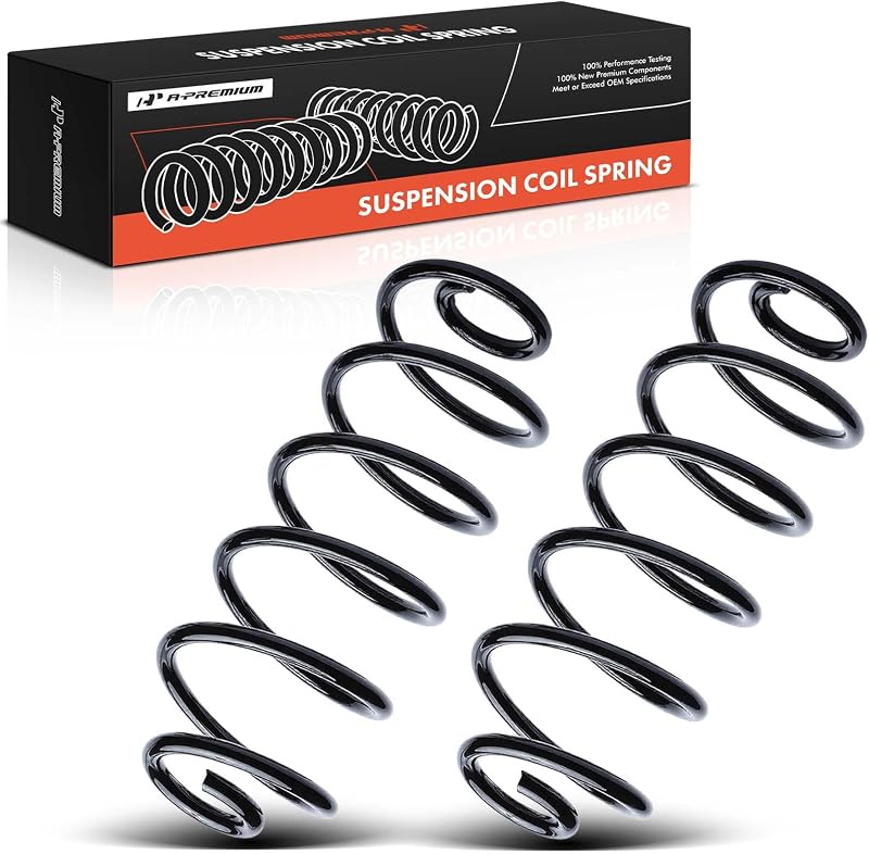 Juego de muelles de bobina trasera compatible con Chevrolet, Buick, Cadillac | para Chevrolet Impala Caprice & Buick Regal Century LeSabre & Cadillac Brougham & Pontiac Bonneville & Oldsmobile Cutlass