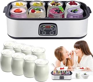 Electric Yogurt Maker, 1400ML Automatic Yogurt Machine with LCD Display,...