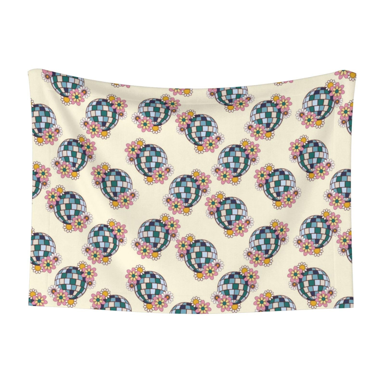 Kuilepa 70s Disco Ball Print Waterproof Dog Blanket,Leakproof Pet Blanket for Large Dogs, Furniture Sofa Couch Cover Protector,Reversible Washable Soft Plush-Large