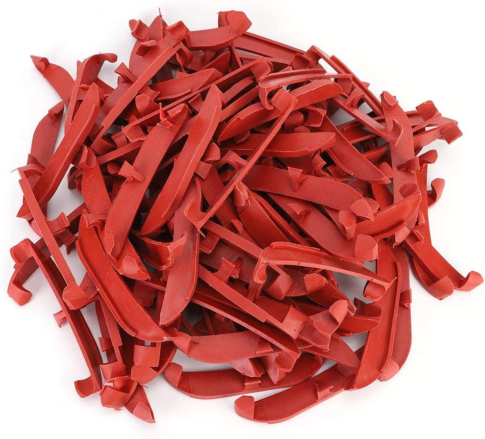 Plant Support Bender Clips Branches Bender Clamps, Plastic Plant Fixing Clips for Fruit Tree, Red (Fruit Tree Branch Puller Large Size (13.5 cm Long))