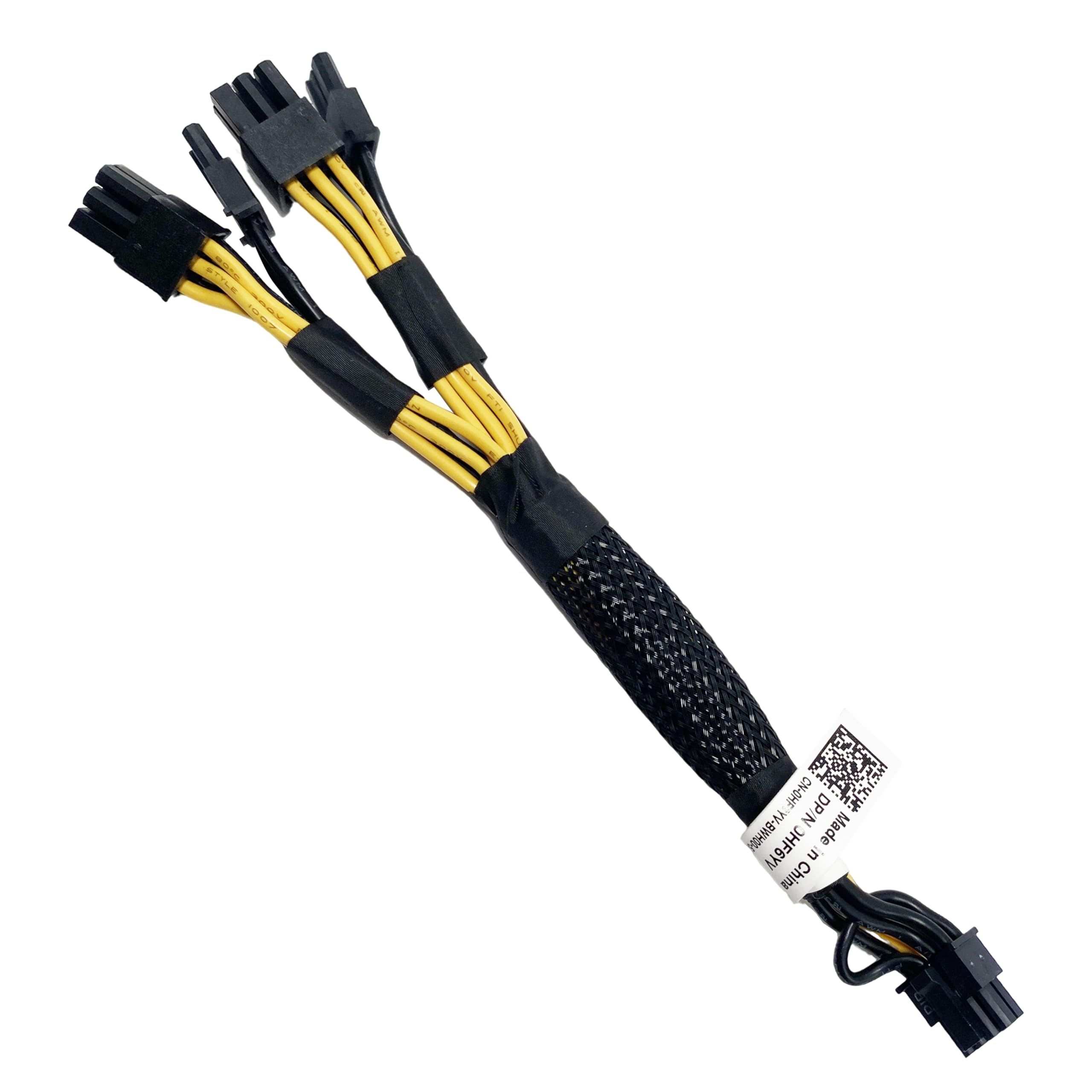 BestParts Cavo di alimentazione GPU da mini 8 pin a 2X (6+2) pin compatibile con server Dell PowerEdge R740 R740XD T550 T560 da 6,3 pollici