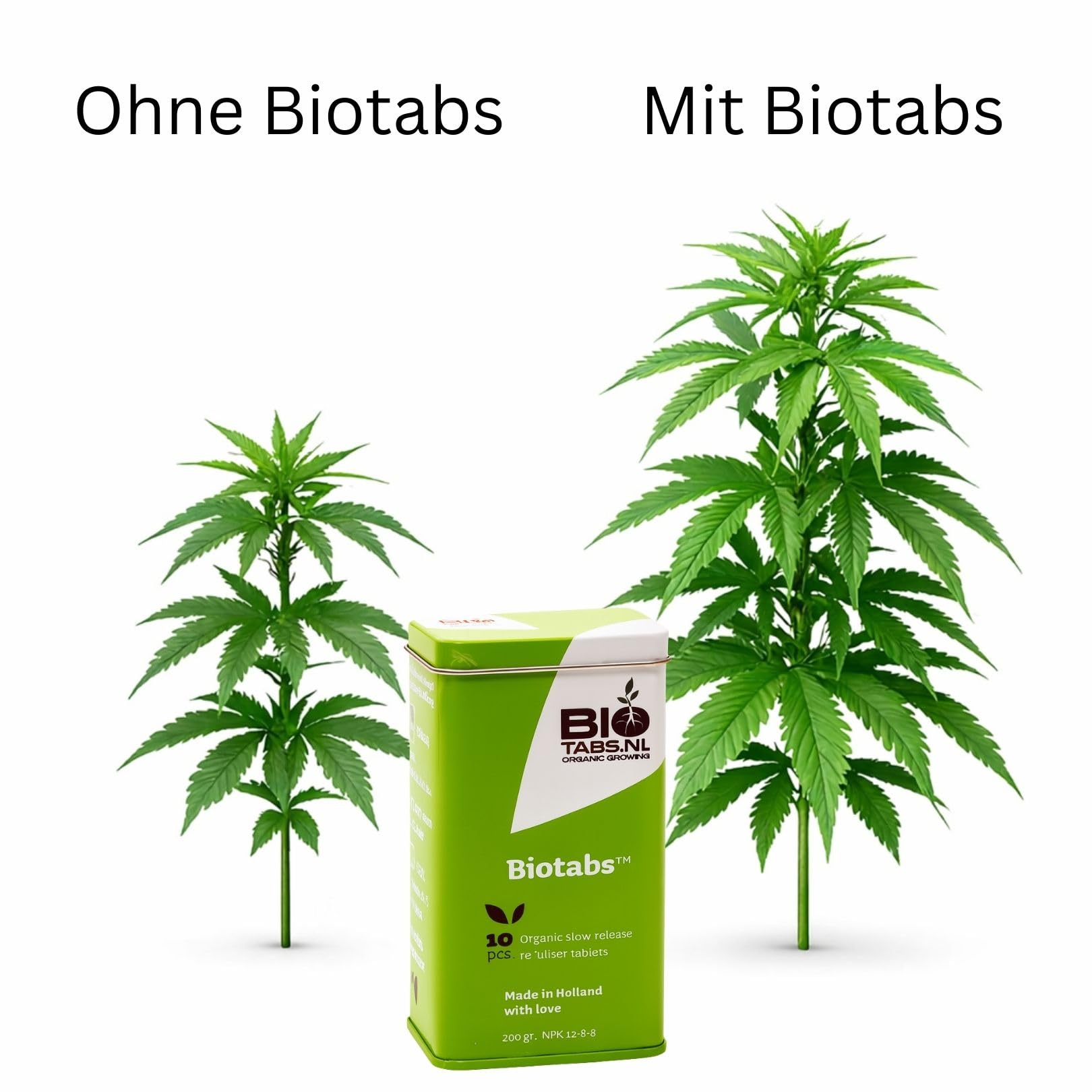Weedness BioTabs 100 Stück - Naturdünger Grow Flüssig Bio Orchideen Bonsai Organische Dünger