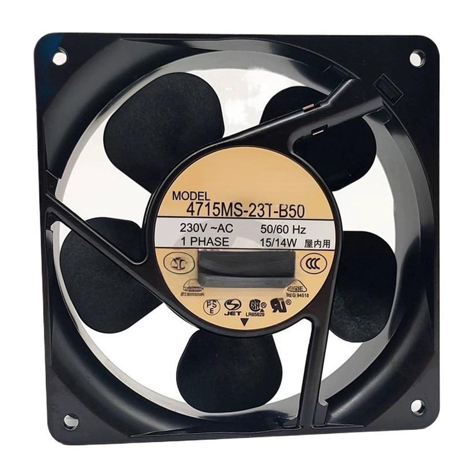YMUGUEGH 4715MS-23T-B10 AC 230V 6.5/6W 12cm 120mm 12038 cooling fan