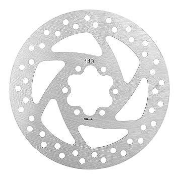 Adium 140mm/160mm Electric Scooter Disc Brake Rotor Stainless Steel Electric Scooter Disc Brake Pad with 6 Bolts