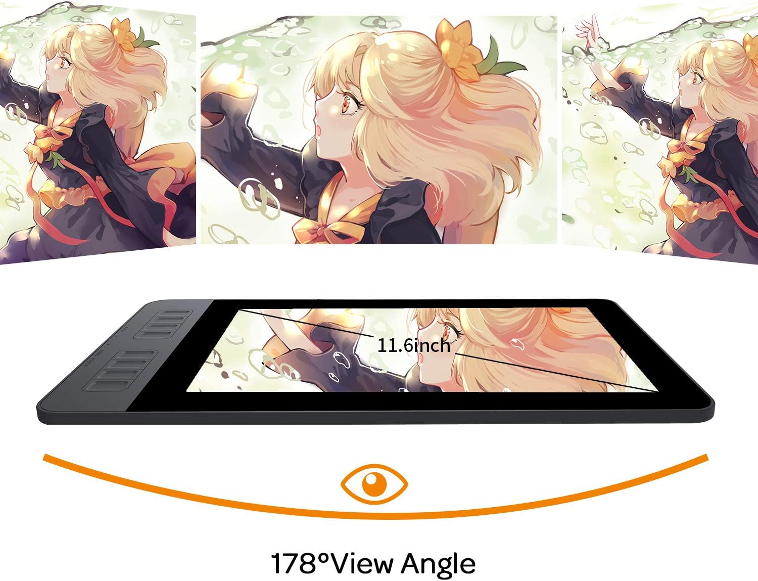Onе-Dау Sаlе: Uр tо 60% оƒƒ GAOMON PD1161 11.6 Inches Tilt Support Drawing Pen Display with 8192 Levels Pressure Sensitive Battery Free Pen AP50 and 8 Shortcut Keys Rеvіеw GAOMON PD1161 11.6 Inches Tilt Support Drawing Pen Display with 8192 Levels Pressure Sensitive Battery Free Pen AP50 and 8 Shortcut Keys