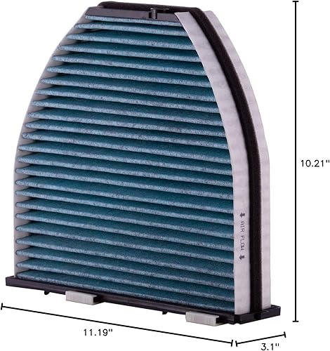 Miniatura 10 de Filtro de aire de cabina PureFlow PC5844X  Compatible con Mercedes-Benz E350 2010-2016, C300 2008-2012, GLK350 2010-2015, C250 2012-2015, 2008-2015,