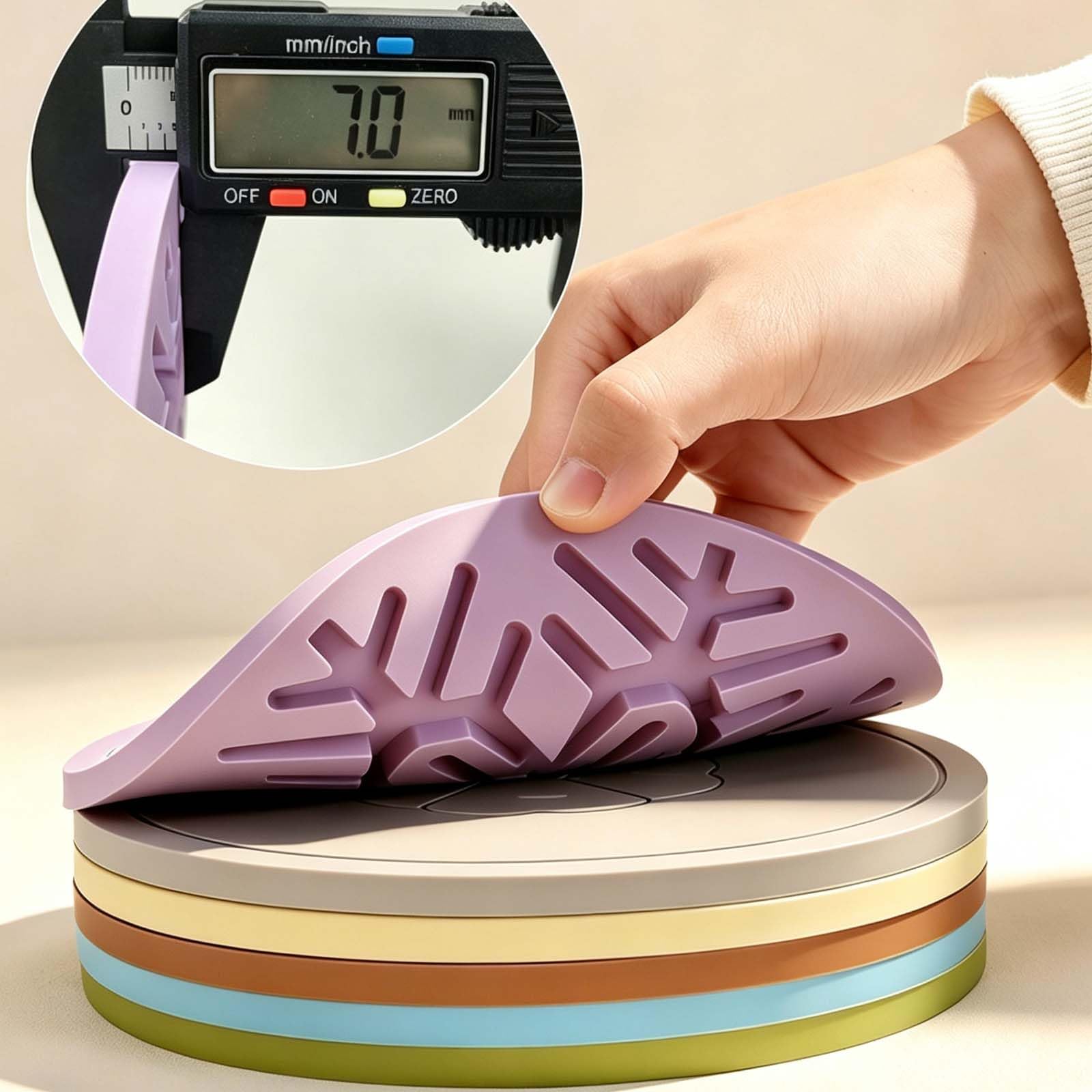 Salvamanteles de Silicona para Platos Calientes, ollas y sartenes,