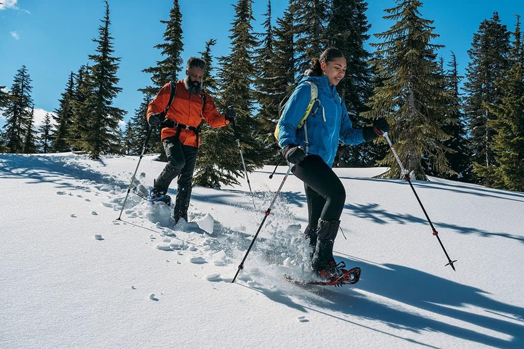 Crescent Moon Womens Backcountry Snowshoes - Leadville 29 (Green): Women's Backcountry Snowshoe with Award Winning Single Loop Pull Binding, Stainless Steel Crampons and Heel Lifts