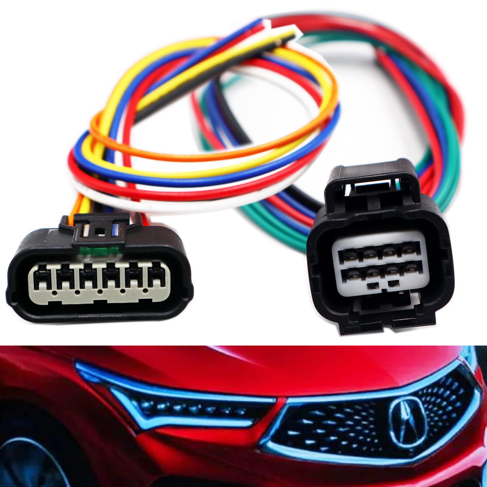 Amazon.com: LIZAPUS Full LED Headlight Connector Kit Plugs