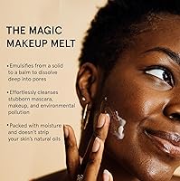 Vista 4 de grace & stella Bálsamo limpiador removedor de maquillaje - Limpiador facial hidratante con vitamina E para una piel suave y nutrida - Derrite