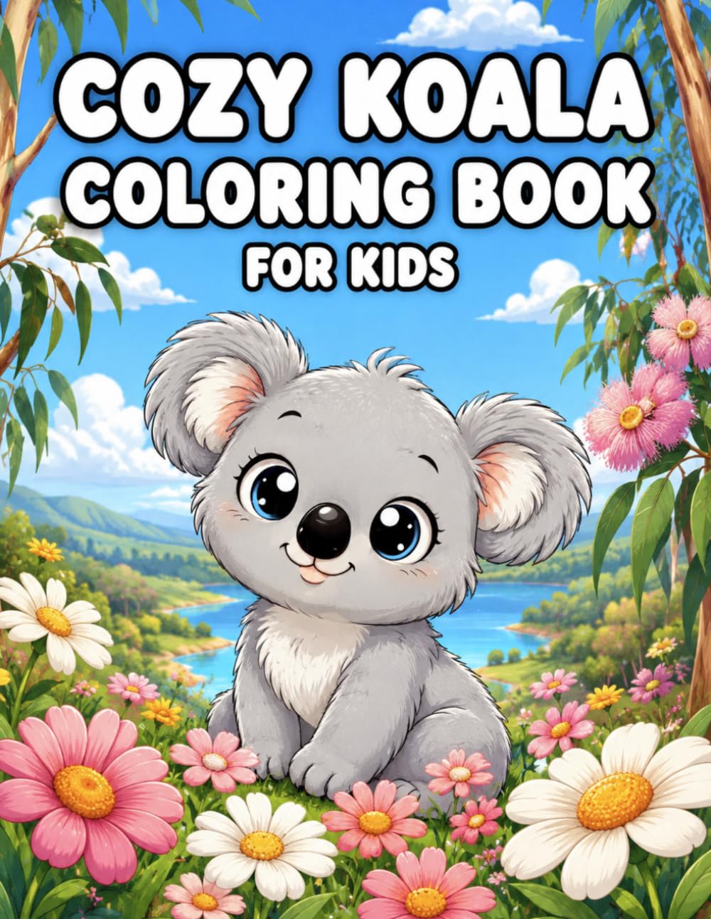Cozy Koala Coloring Book For Kids: 50 Cute Koala Adventures Featuring Reading Time, Playtime, and Cozy Animal Scenes for Kids Ages 3–8 (Cozy Coloring Books for Kids)