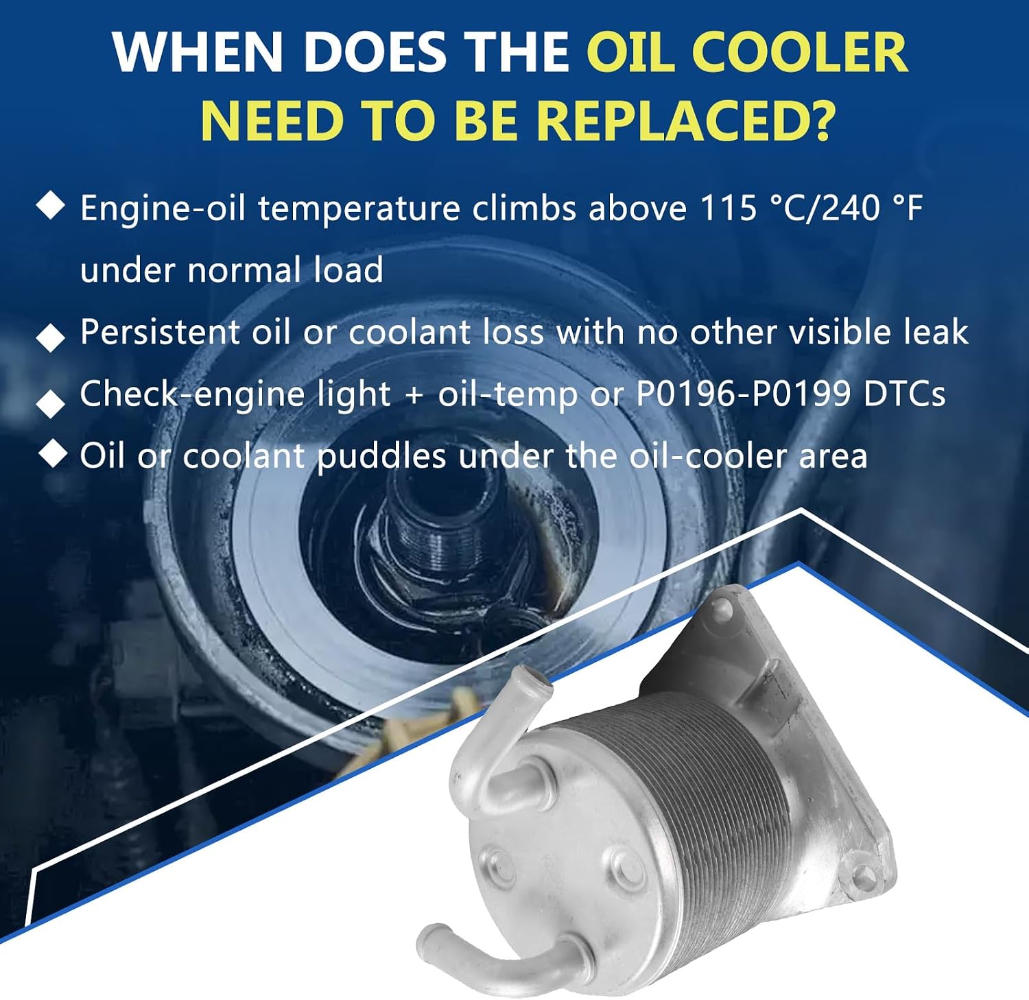 21606-3TX0A RE0F10A JF011E CVT Auto Transmission Oil Cooler Fits for Nissan Sentra Rogue Juke, Replace OE 21606-3TX0A
