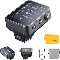 Vista 11 de GODOX X3 Pro S X3Pro-S TTL - Disparador de flash inalámbrico para Sony, transmisor de flash con pantalla táctil inalámbrica de 2.4G, compatible