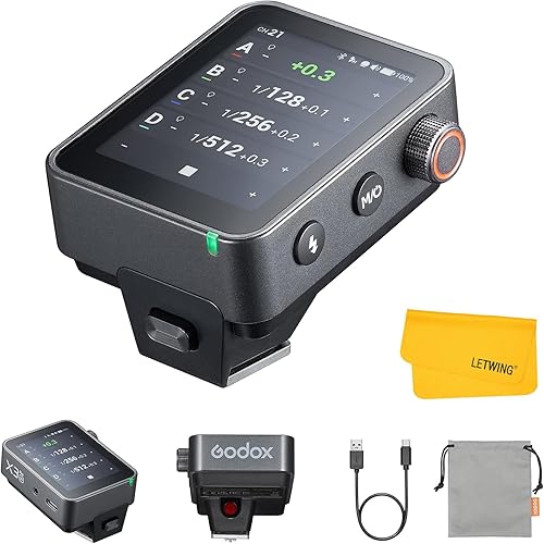 Miniatura 11 de GODOX X3 Pro C X3Pro-C TTL - Disparador de flash inalámbrico para Canon, Transmisor de flash inalámbrico 2.4G, Soporte para pantalla táctil