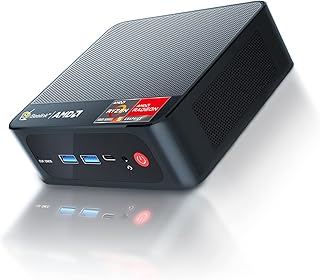 Beelink SER5 Mini PC,AMD Ryzen 5 5500U Processor,up to 4.0 GHz(6C/12T),Mini Computer with 16G DDR4 RAM/500GB M.2 NVMe 2280 SSD,4K FPS/WiFi 6/BT5.2/Three-Screen Display/Auto Power On