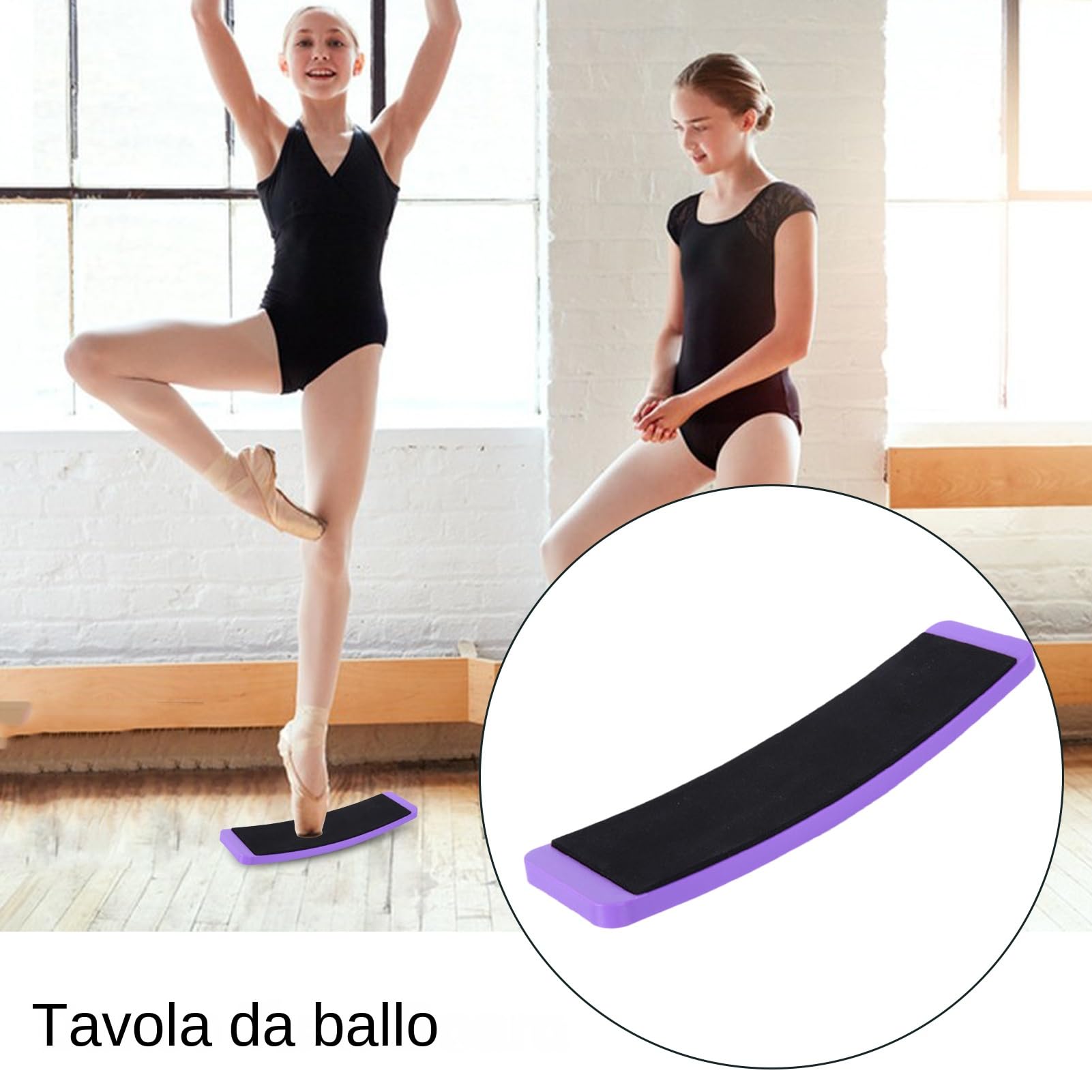Turn Board - Equilibrio di danza Spin Board per Balletto, Ginnastica e Allenamento Cheerleading, Allenatore di Rotazione Durevole per Ballerini e Pattinatori | Tavola di Rotazione Portatile per Danza,