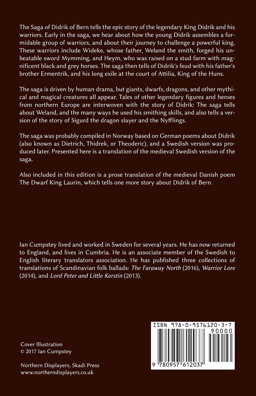 The Saga of Didrik of Bern: with The Dwarf King Laurin