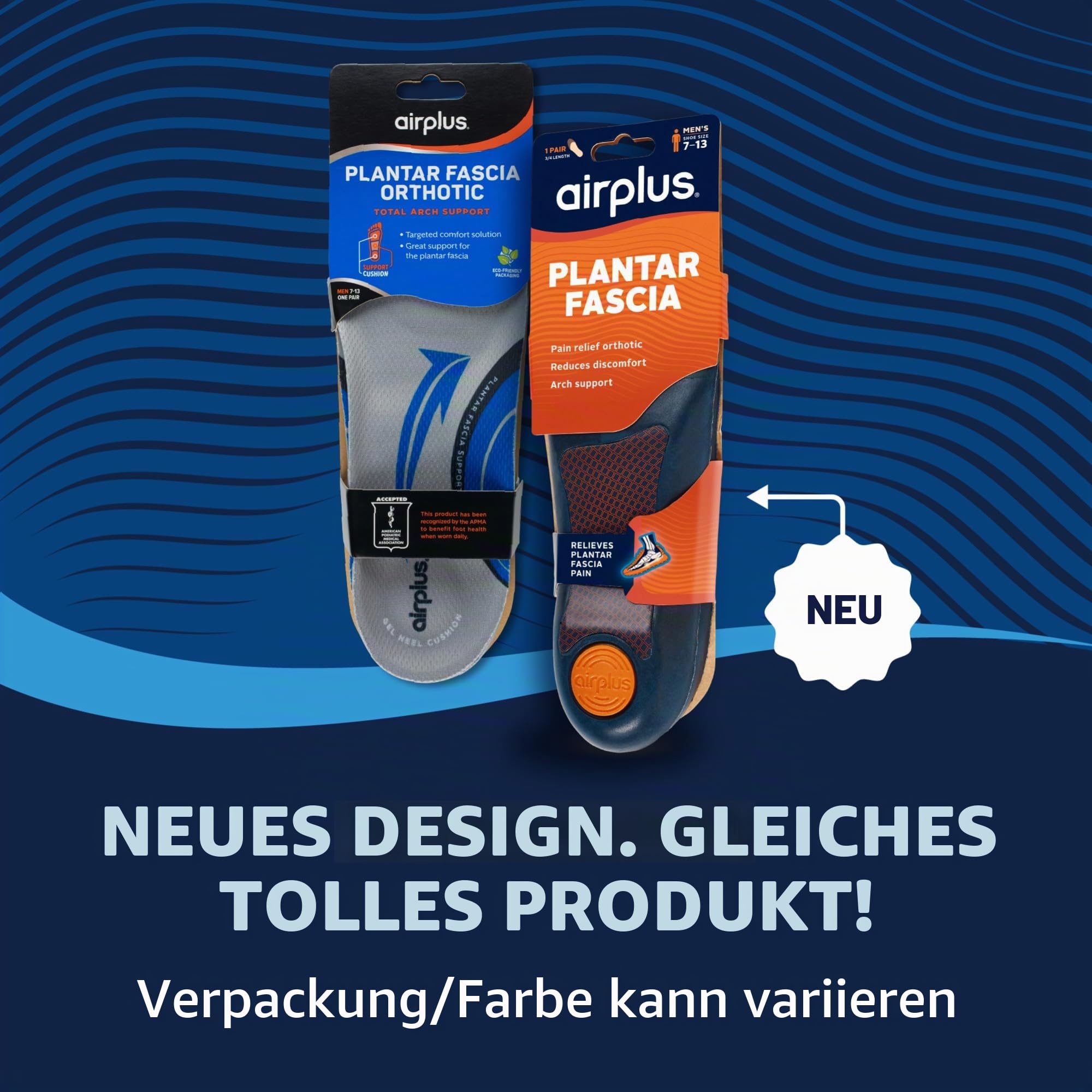 Plantar Fasciitis Orthotic Shoe Insole for Extra Cushioning and Pain Relief