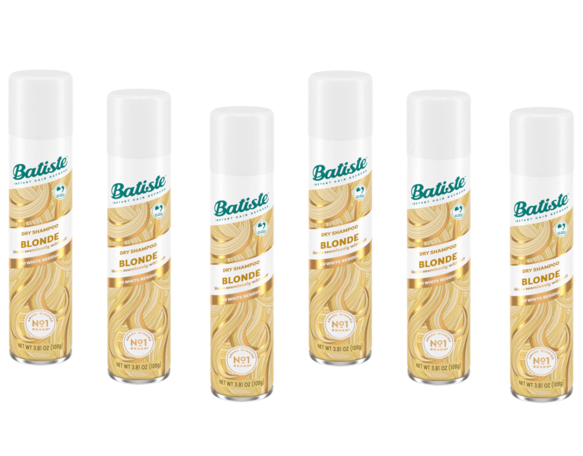 BatisteDry Shampoo Plus (Pack of 6)