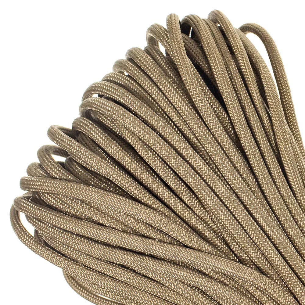 PARACORD PLANET 50 ft Mil-Spec Commercial Grade 550Lb Type Iii Nylon Paracord Tan #499 โ image 1