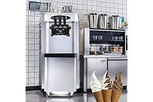 Commercial Soft Serve Ice Cream Machine, Prepare 25-30L/H of Sweet Delights