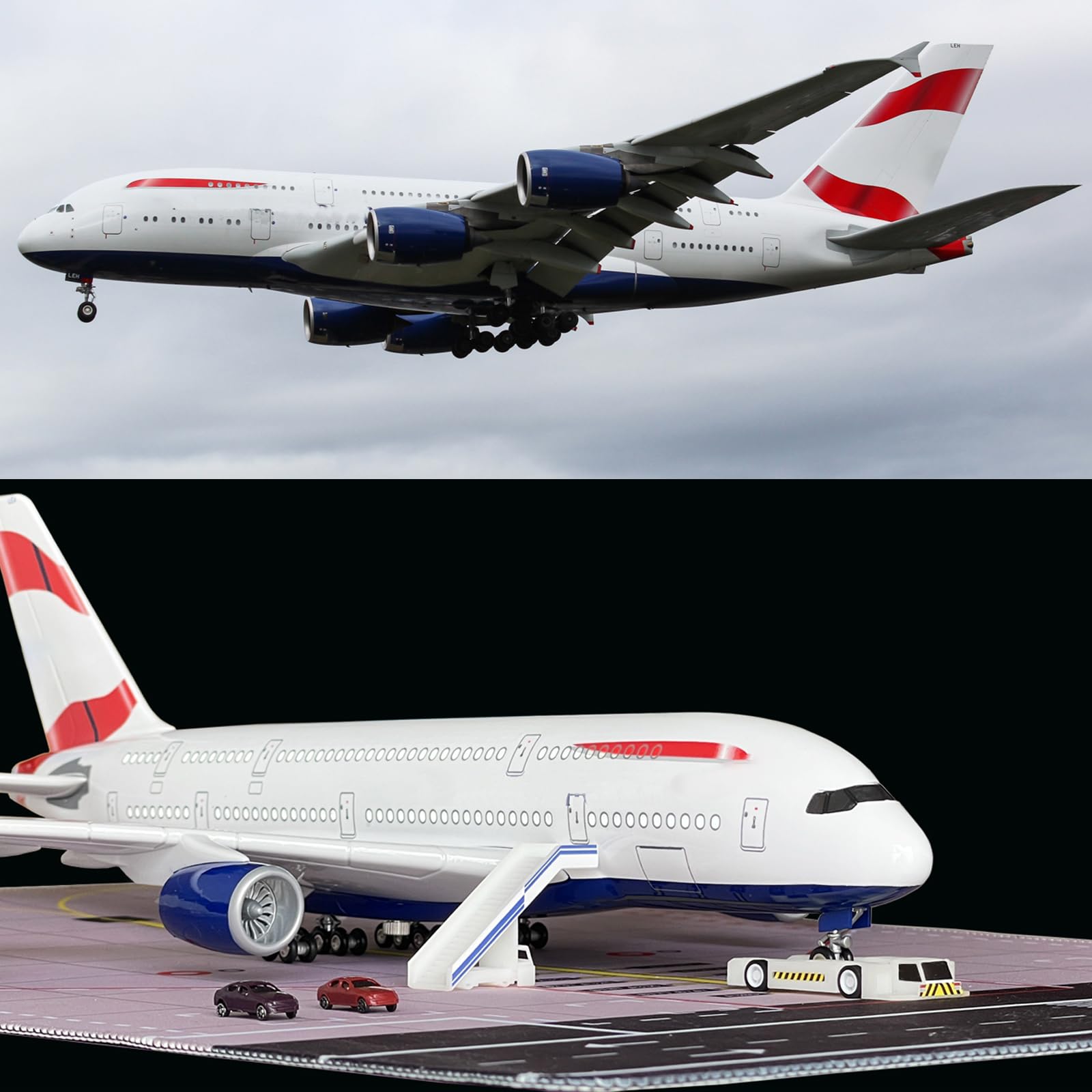 Buy British Airways A380 Airplane Model 1:160 Scale 18 Inches