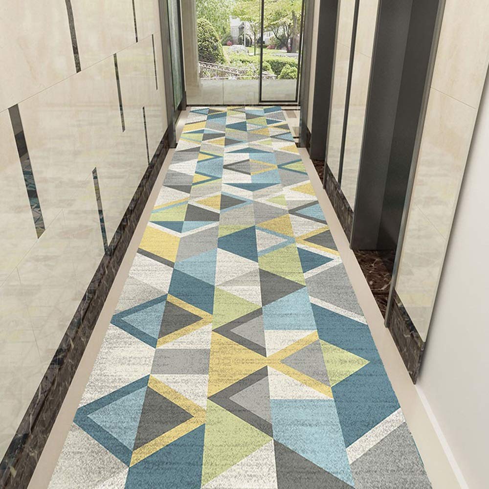 LIHY Tappeto Del Corridoio- Moderna Geometrica Corridoio Runner