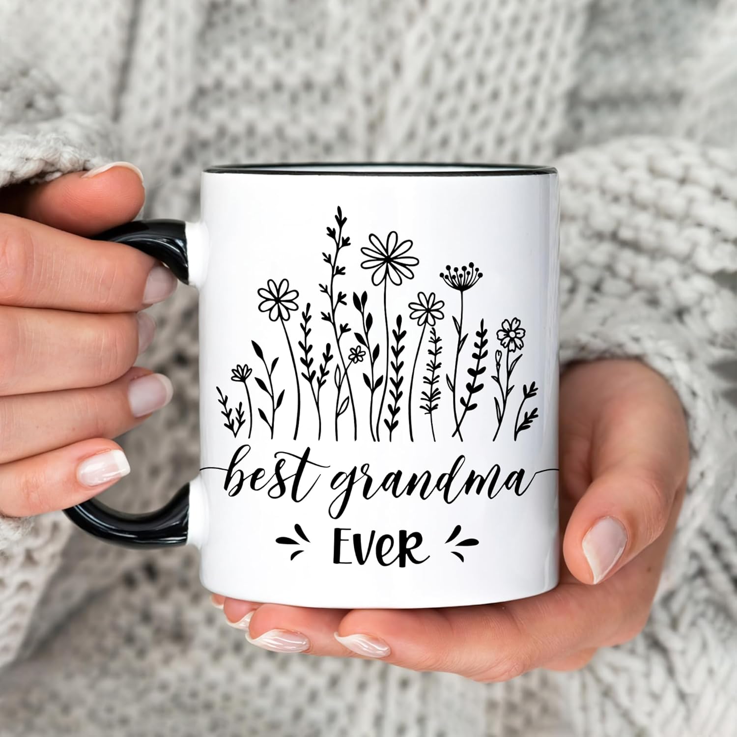 Hyturtle Best Grandma Ever Mug 11oz – Perfect Cup Gifts For Grandma On Birthday, Mother's Day, or Christmas – A Heartfelt Keepsake Coffee Cup from Grandkids to Celebrate Her Unconditional Love - Image 2