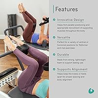 Vista 4 de Balanced Body El alineador, bloque de pilates y yoga, bloque de pilates para alineación, equipo de entrenamiento de pilates para gimnasio en casa