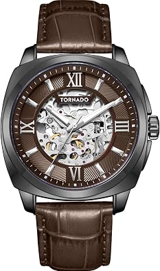 Tornado Autonova Mens Automatic Watch | Black Dial, Black Case & Strap, 42.4mm, 5ATM - T7316-BB