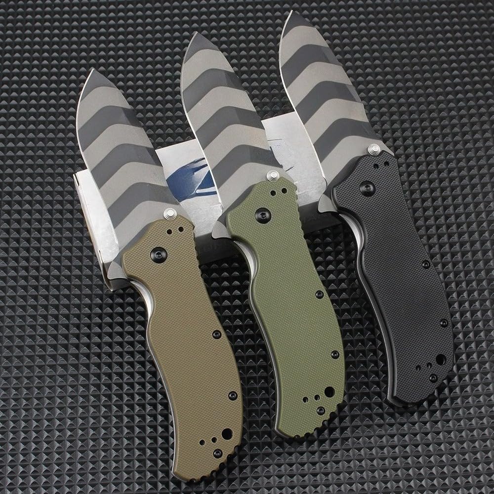 Klappmesser mit G10-Griff, 8Cr13-Klinge, 19,3 cm, Stil 03