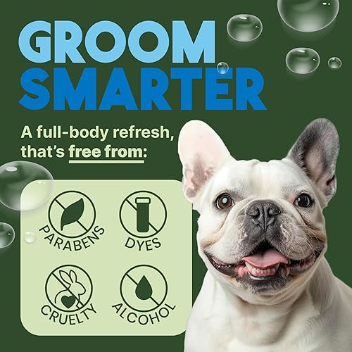 Miniatura 5 de TropiClean Perfume para perro, colonia de lima y coco de larga duración, espray desodorante para perros malolientes, espray desenredante después del