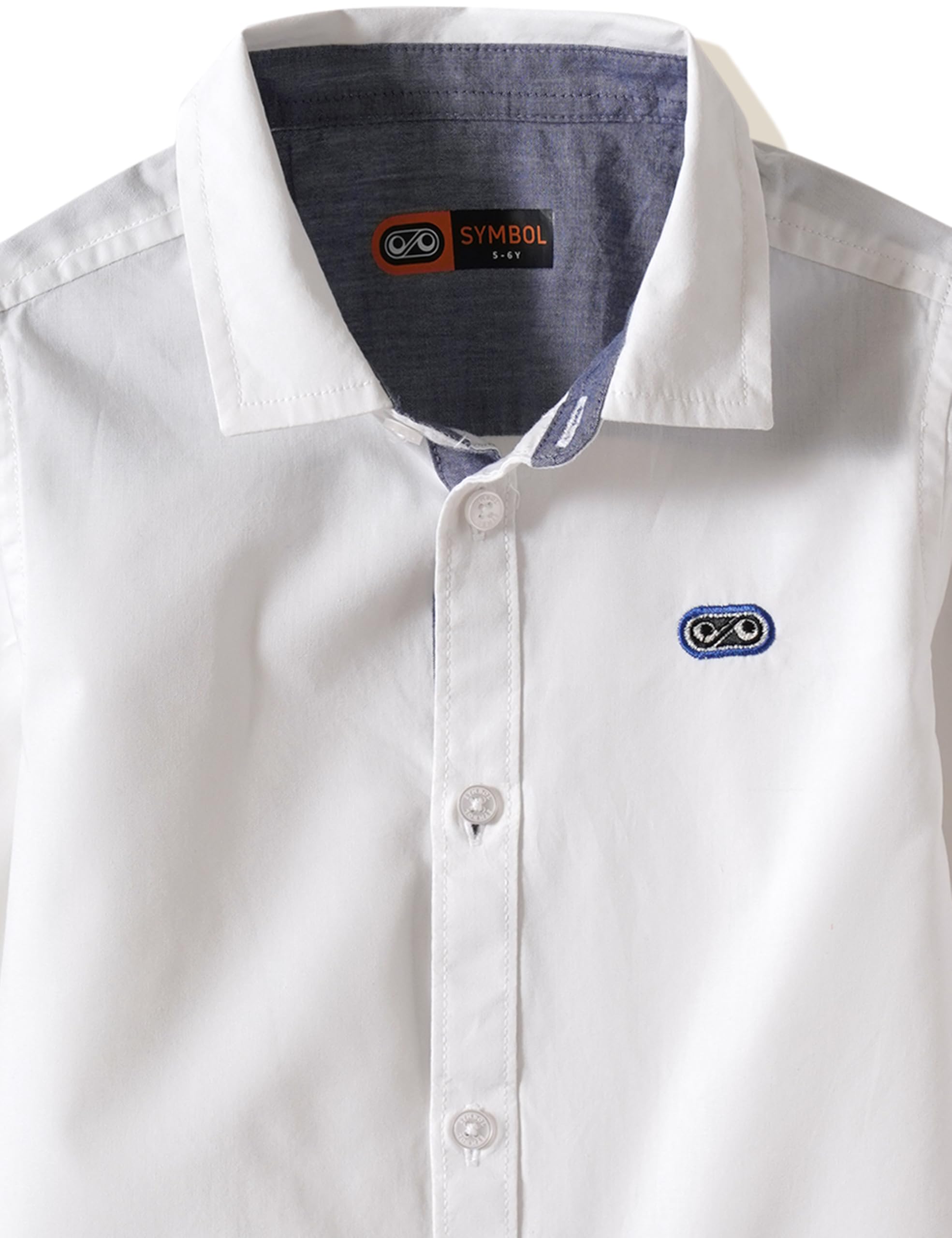 Jam & Honey Boy's Plain Regular fit Cotton Shirt (JHAW19BTSHR2007_White_9-10 Years) 4