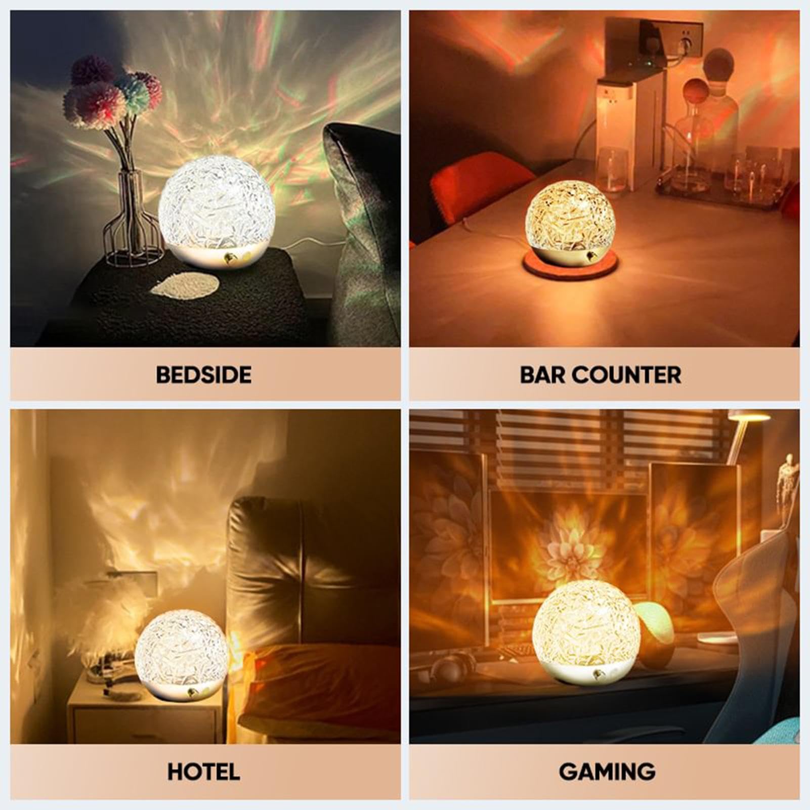Amazon.co.jp : LEDウォーターランプ、ポータブルウェーブランプ 