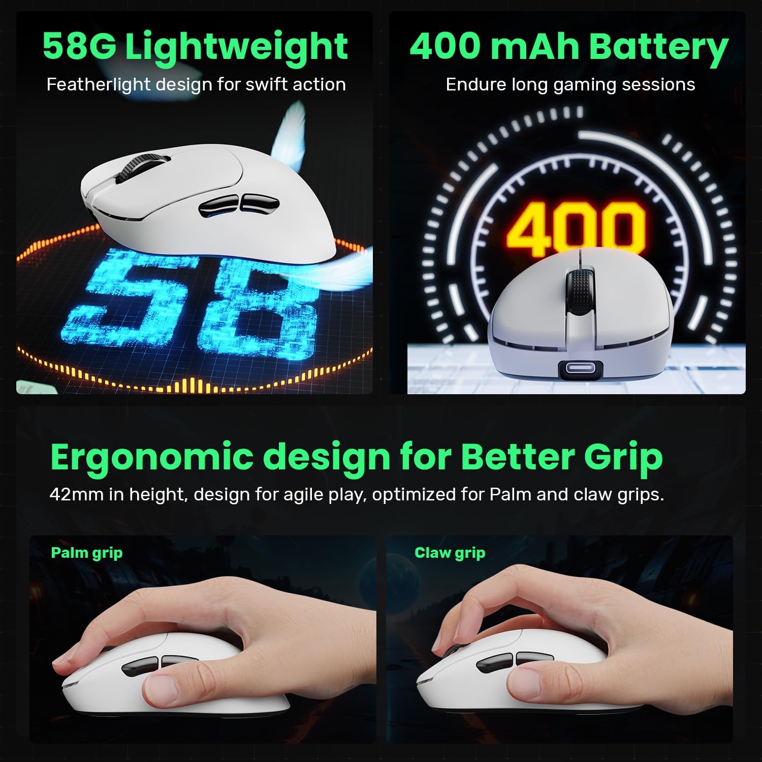 Screenshot of the IFYOO G18 mouse customization software interface.