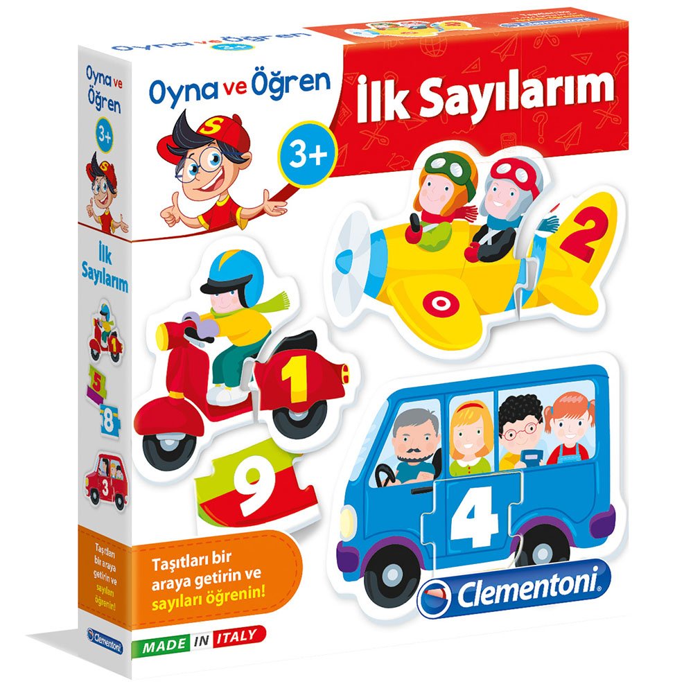 Clementoni Oyna ve Öğren - İlk Sayılarım Renkli 3+