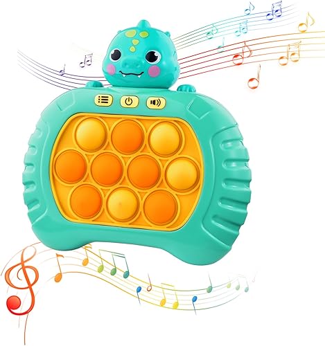 Miniatura 1 de Juguete antiestrés ligero para niños de 3, 4, 5, 6, 7, 8+, máquina de juego de mano de burbujas de empuje rápido, 4 modos, rompecabezas sensoriales,