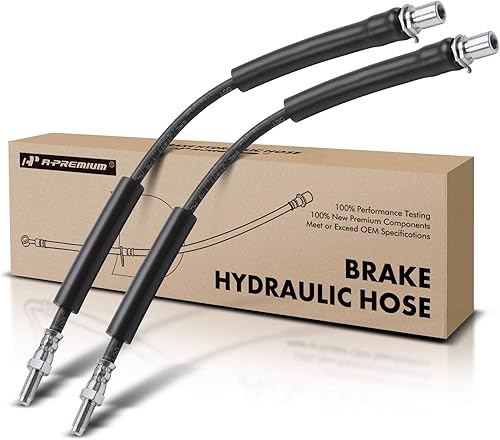 A-Premium Manguera hidráulica de freno trasero compatible con Ford Explorer 2012-2019, Police Interceptor Utility 2013-2019 Juego de 2 PC