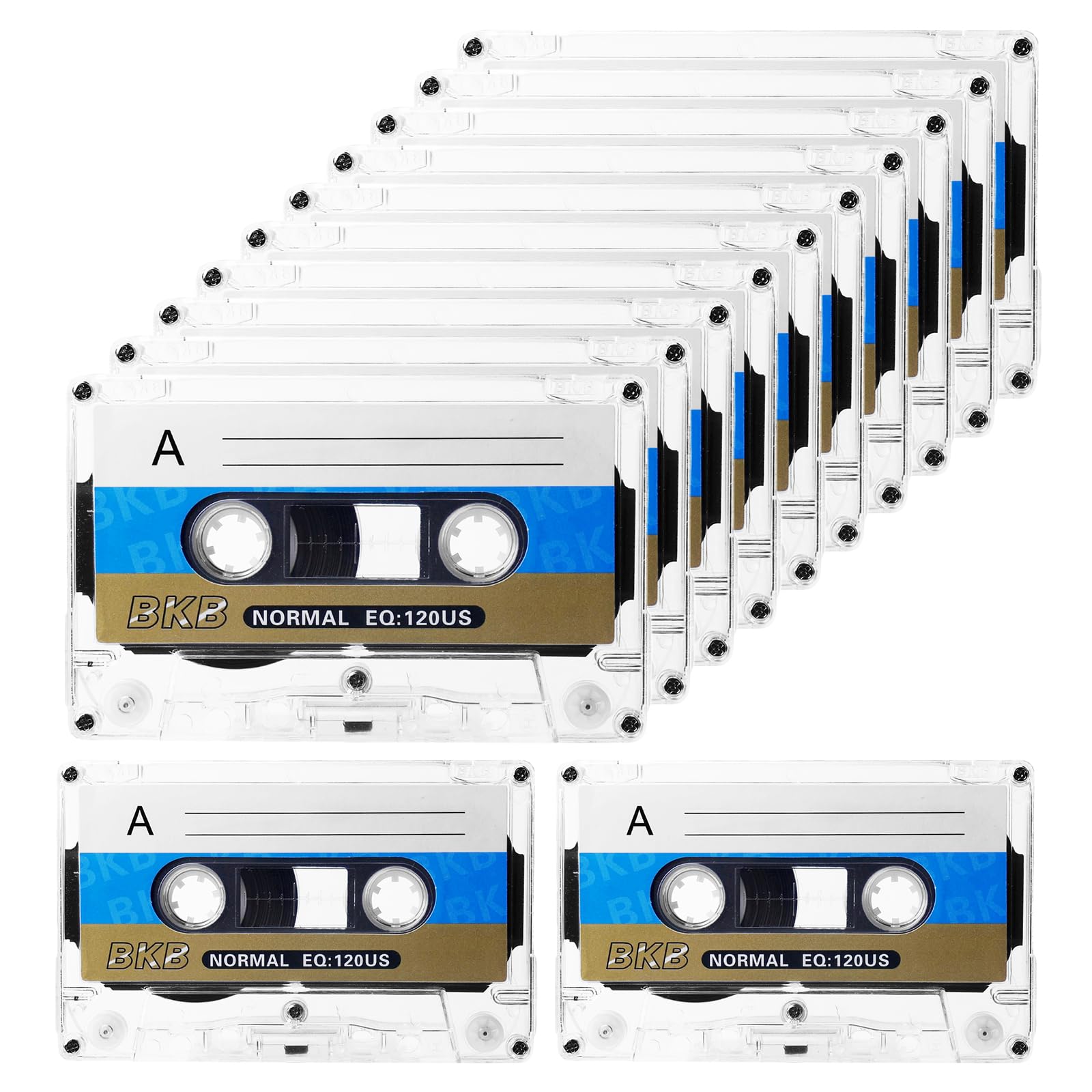 10 cassette audio vuote, cassette audio a basso rumore, 60 minuti audio, cassette musicali, cassette audio vuote per conferenze, seminari