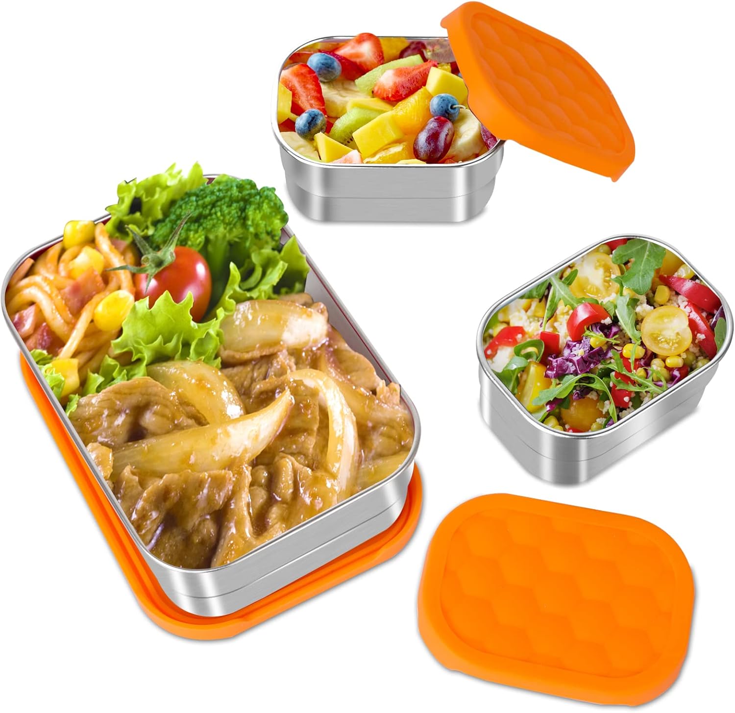Stainless Steel Lunch Snack Containers for Kids Leak
