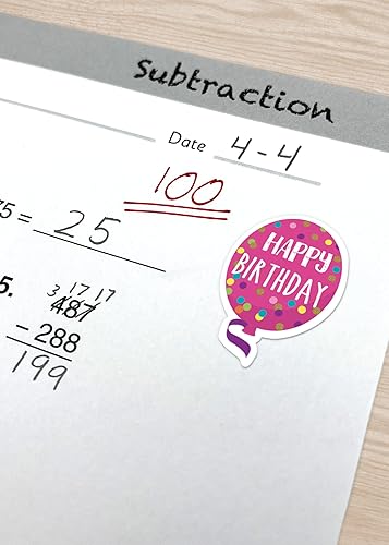 Miniatura 2 de Teacher Created Resources Pegatinas de feliz cumpleaños de confeti (TCR8585)