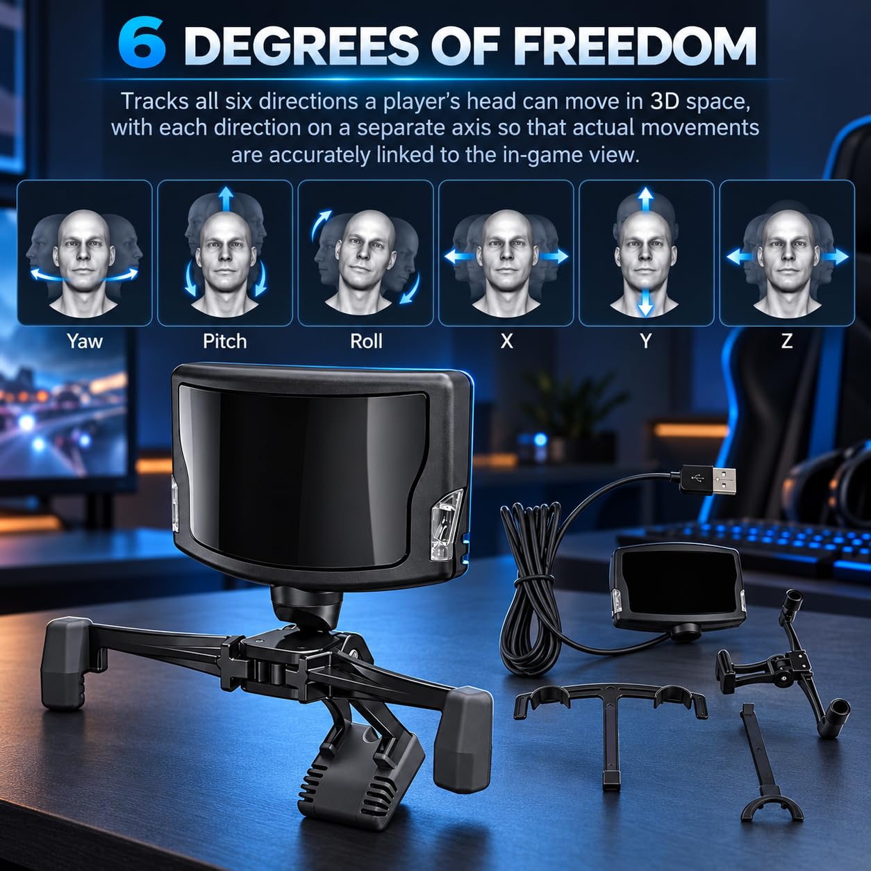 Inseguitore ottico della testa per il gioco del PC VR con l'inseguimento di
