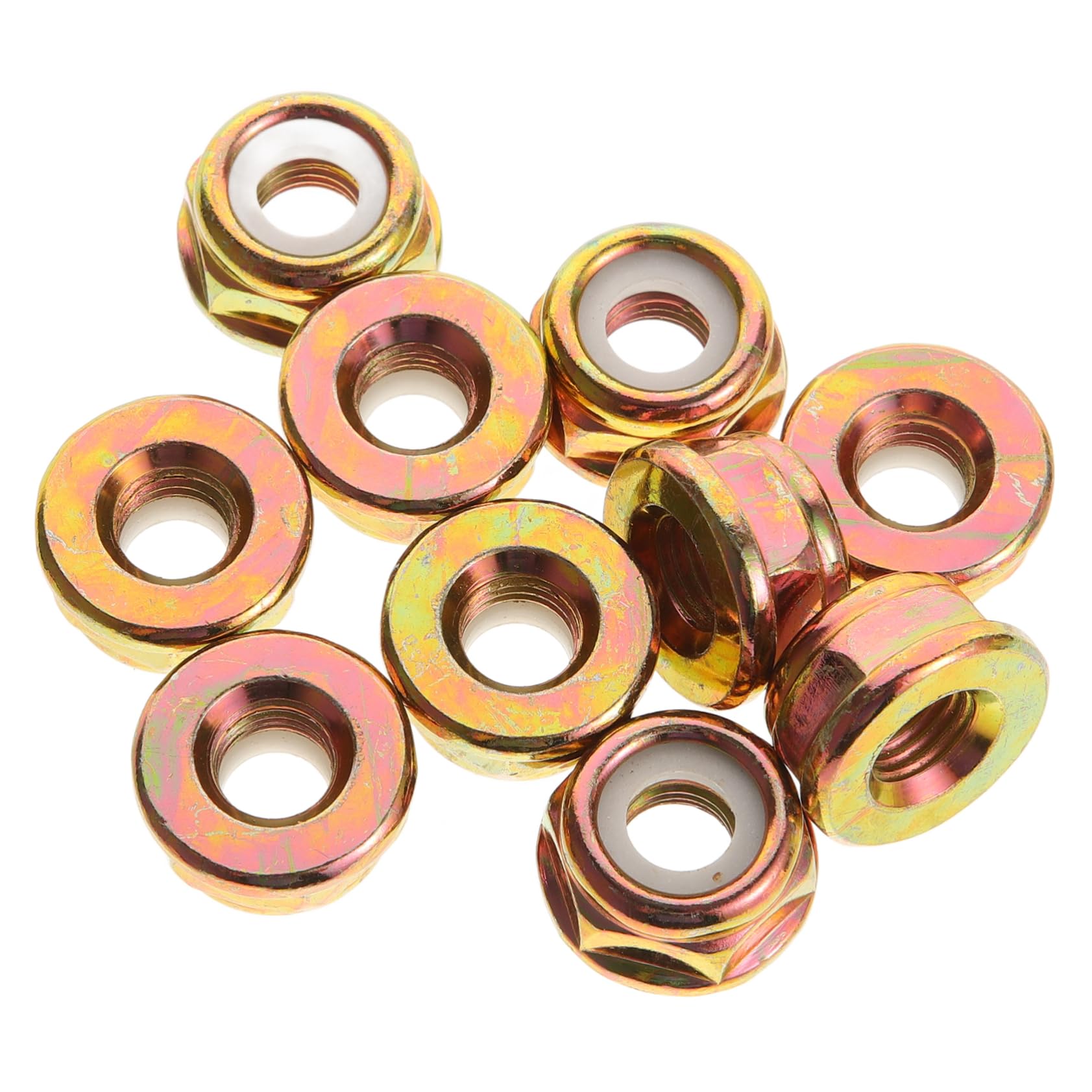 Happyyami 50piezas Tuerca De Cuchilla De Cortacésped Accesorios De Repuesto para Desbrozadoras y Cortacéspedes Compatible Cabezal De Trabajo De Máquina Jardinería