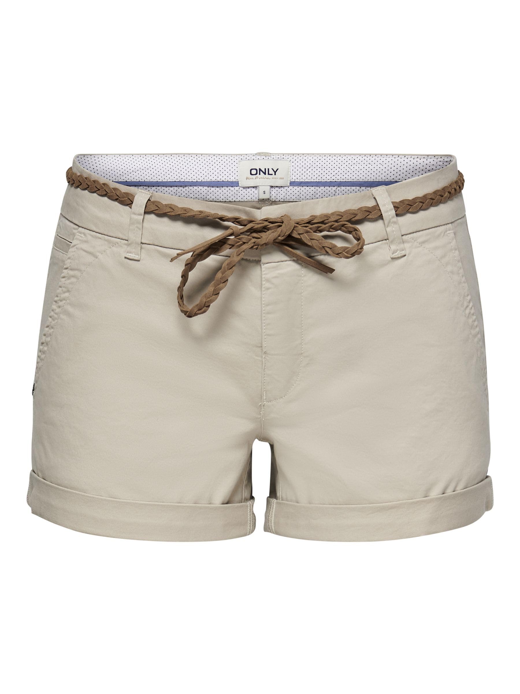 Only Onlevelyn Life Reg Chino Shorts Pnt Pantalones Cortos para Mujer