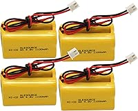 Vista 1 de BL93NC487 BL93NC484 BAA48R Ni-Cd 4.8V 1100mAh Señal de salida Luz de emergencia Reemplazo de batería